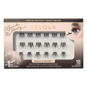 Self-Stick Lash Clusters (18 Pc) – Lightweight Glue-Free DIY Extension Set